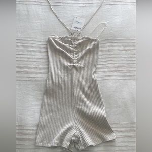 Zara cream romper size S